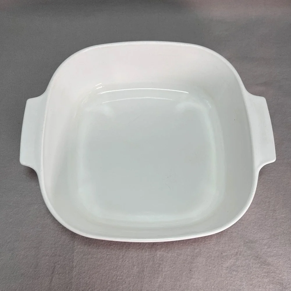 Corning Ware Spice of Life L'Echalote La Sauge A8B 4‎ Quart Square Casserole USA